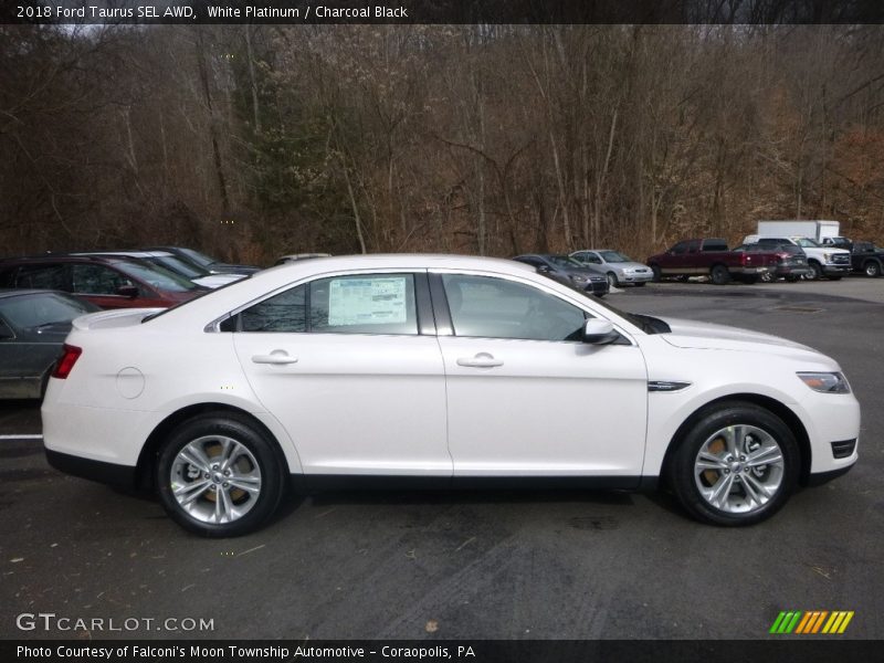  2018 Taurus SEL AWD White Platinum