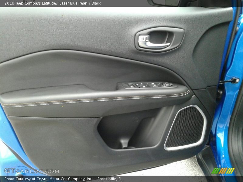 Laser Blue Pearl / Black 2018 Jeep Compass Latitude