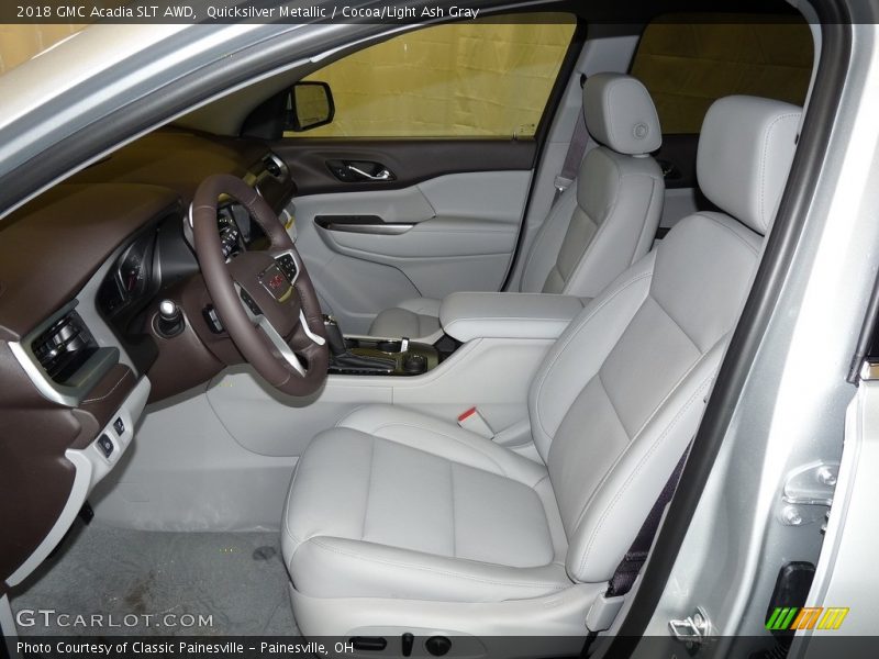 Quicksilver Metallic / Cocoa/Light Ash Gray 2018 GMC Acadia SLT AWD