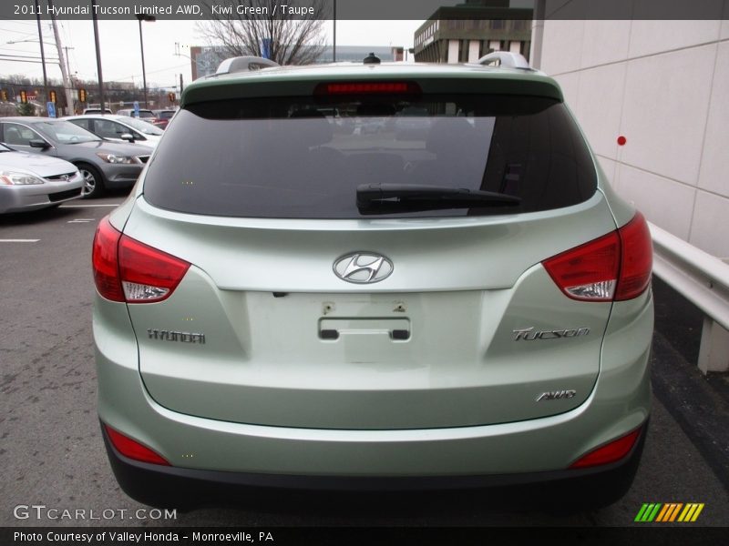 Kiwi Green / Taupe 2011 Hyundai Tucson Limited AWD