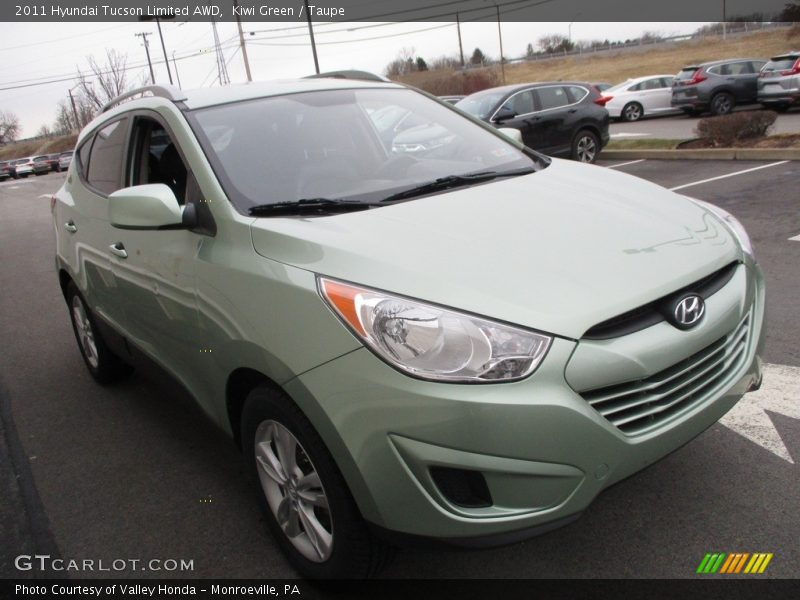 Kiwi Green / Taupe 2011 Hyundai Tucson Limited AWD