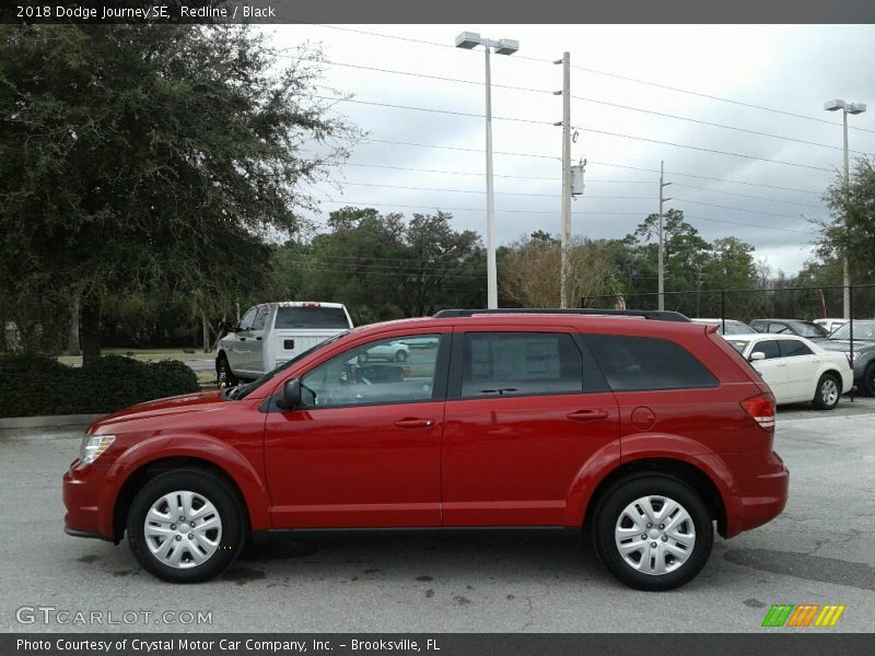 Redline / Black 2018 Dodge Journey SE