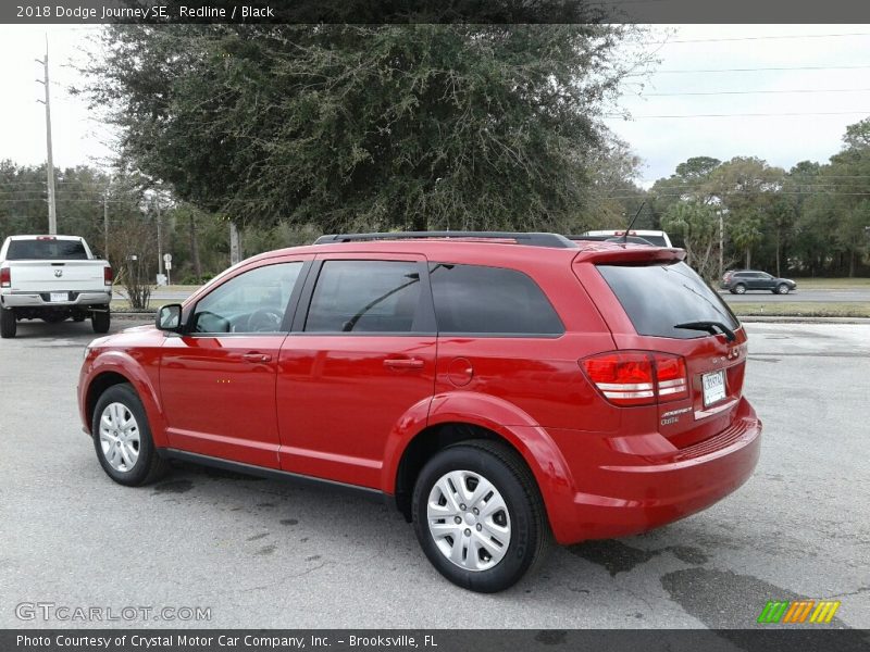 Redline / Black 2018 Dodge Journey SE