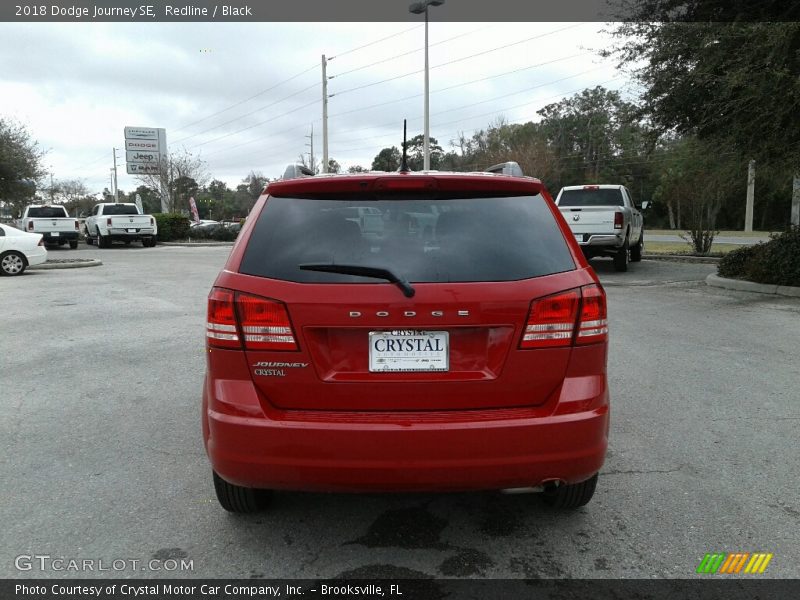 Redline / Black 2018 Dodge Journey SE