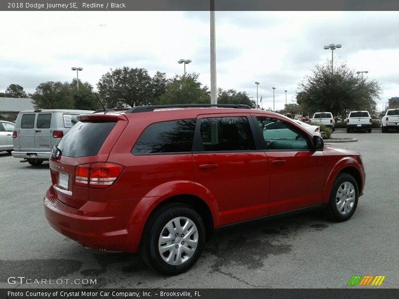Redline / Black 2018 Dodge Journey SE