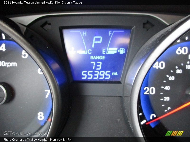 Kiwi Green / Taupe 2011 Hyundai Tucson Limited AWD