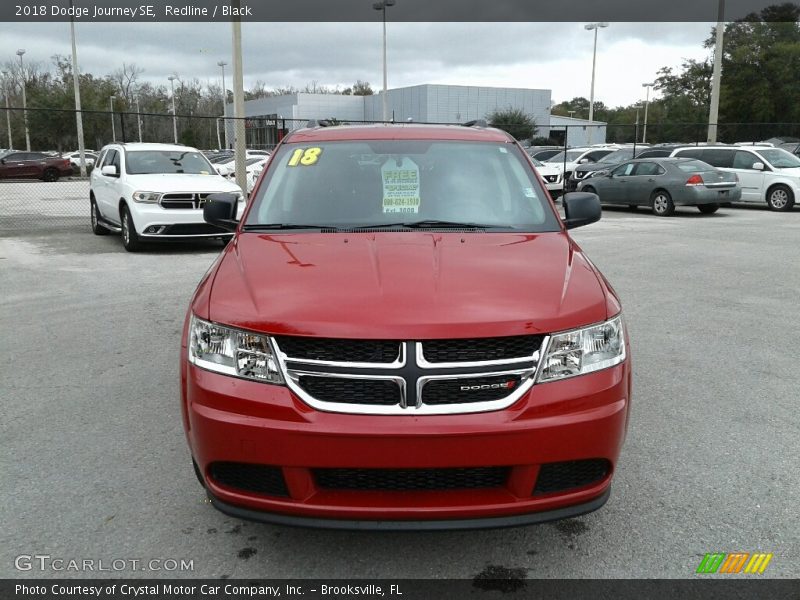 Redline / Black 2018 Dodge Journey SE