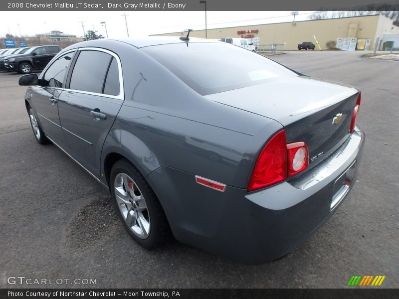 Dark Gray Metallic / Ebony 2008 Chevrolet Malibu LT Sedan