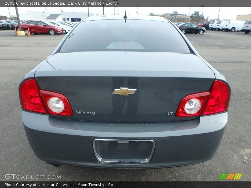 Dark Gray Metallic / Ebony 2008 Chevrolet Malibu LT Sedan