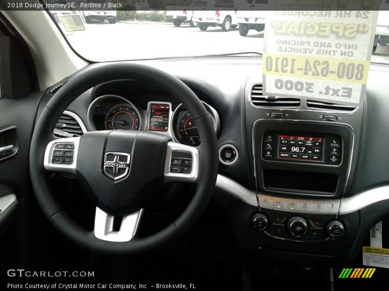 Redline / Black 2018 Dodge Journey SE