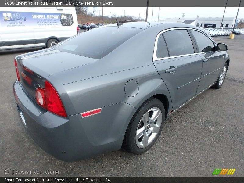 Dark Gray Metallic / Ebony 2008 Chevrolet Malibu LT Sedan