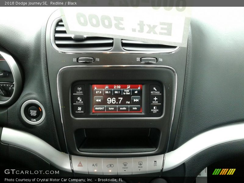 Redline / Black 2018 Dodge Journey SE