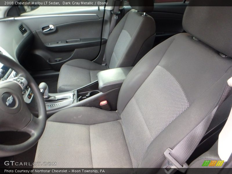 Dark Gray Metallic / Ebony 2008 Chevrolet Malibu LT Sedan