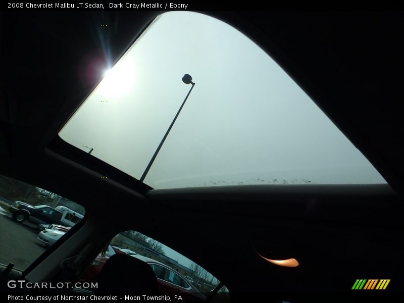 Dark Gray Metallic / Ebony 2008 Chevrolet Malibu LT Sedan