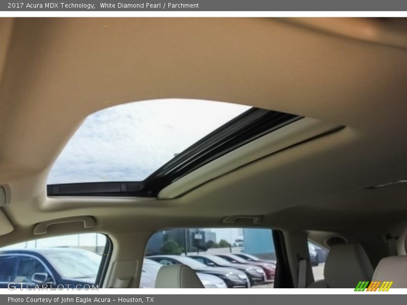 White Diamond Pearl / Parchment 2017 Acura MDX Technology