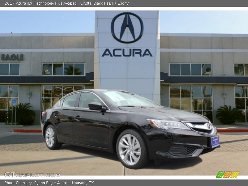 Crystal Black Pearl / Ebony 2017 Acura ILX Technology Plus A-Spec