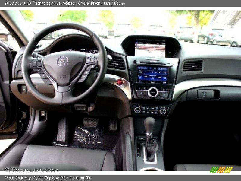 Crystal Black Pearl / Ebony 2017 Acura ILX Technology Plus A-Spec
