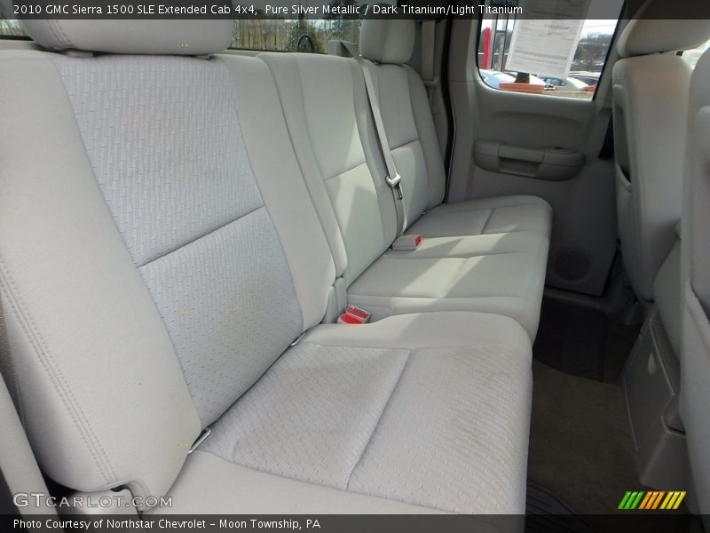 Pure Silver Metallic / Dark Titanium/Light Titanium 2010 GMC Sierra 1500 SLE Extended Cab 4x4