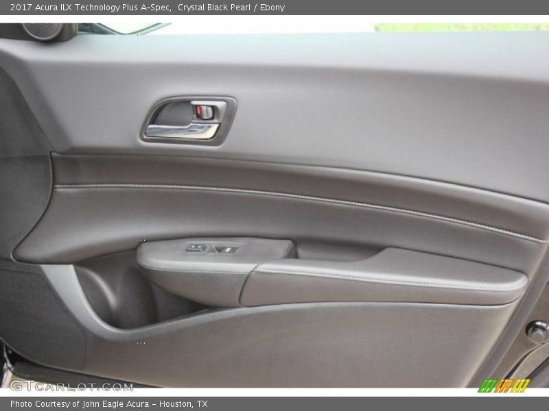 Crystal Black Pearl / Ebony 2017 Acura ILX Technology Plus A-Spec