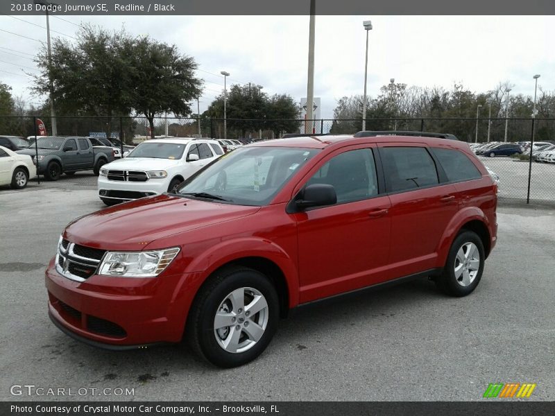 Redline / Black 2018 Dodge Journey SE