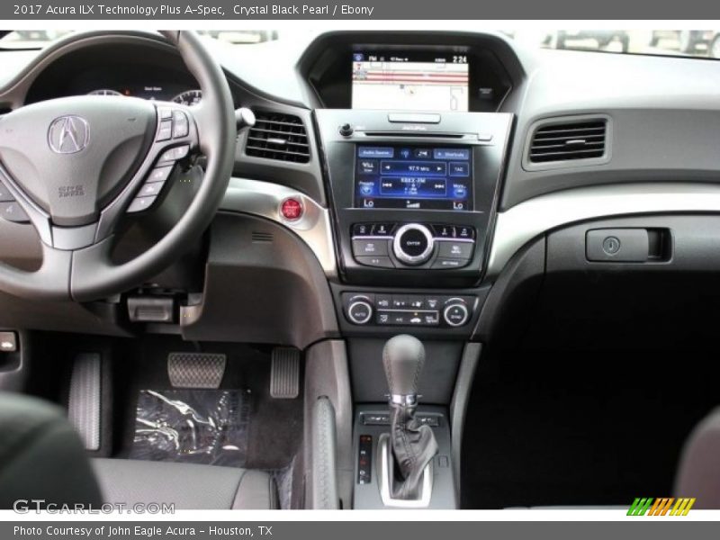 Crystal Black Pearl / Ebony 2017 Acura ILX Technology Plus A-Spec