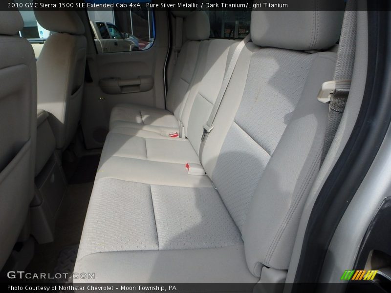 Pure Silver Metallic / Dark Titanium/Light Titanium 2010 GMC Sierra 1500 SLE Extended Cab 4x4