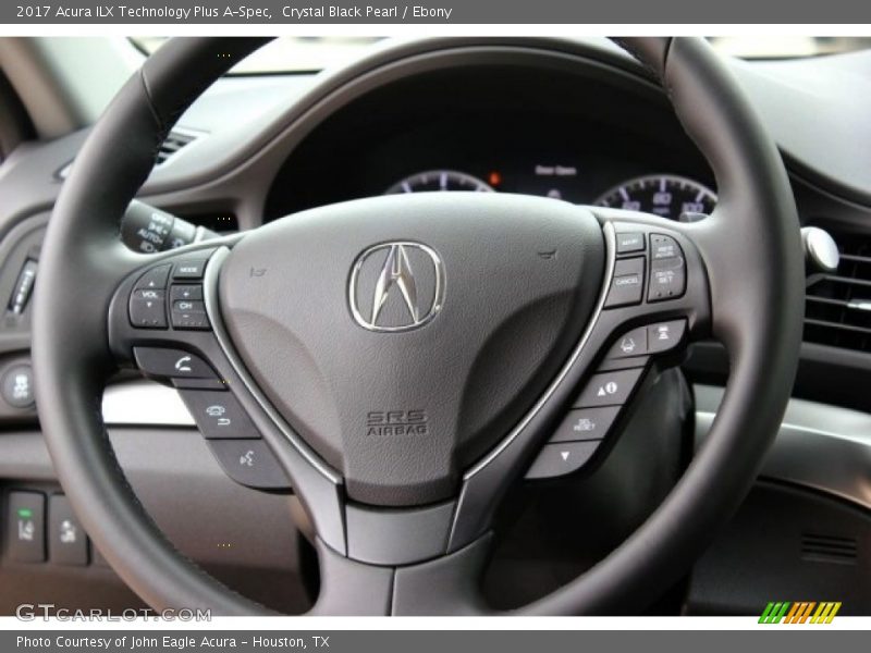 Crystal Black Pearl / Ebony 2017 Acura ILX Technology Plus A-Spec