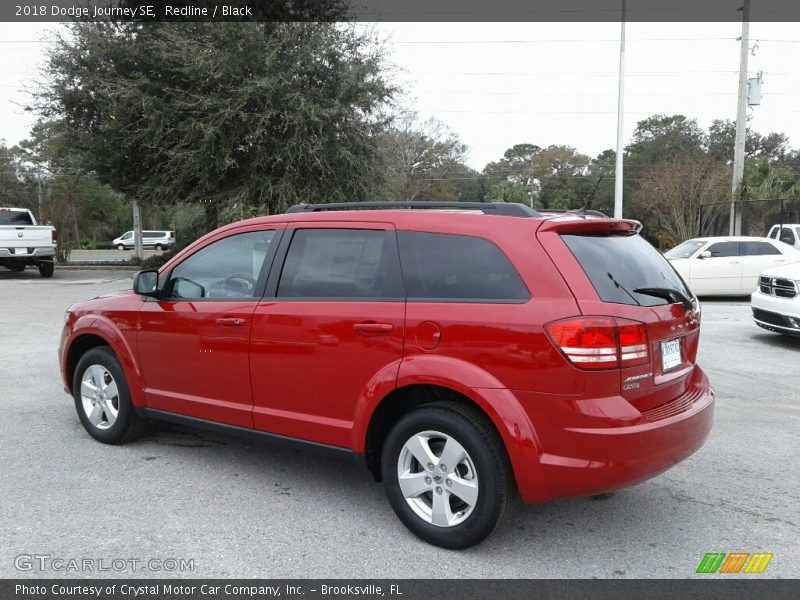 Redline / Black 2018 Dodge Journey SE