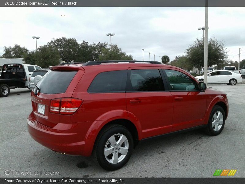 Redline / Black 2018 Dodge Journey SE