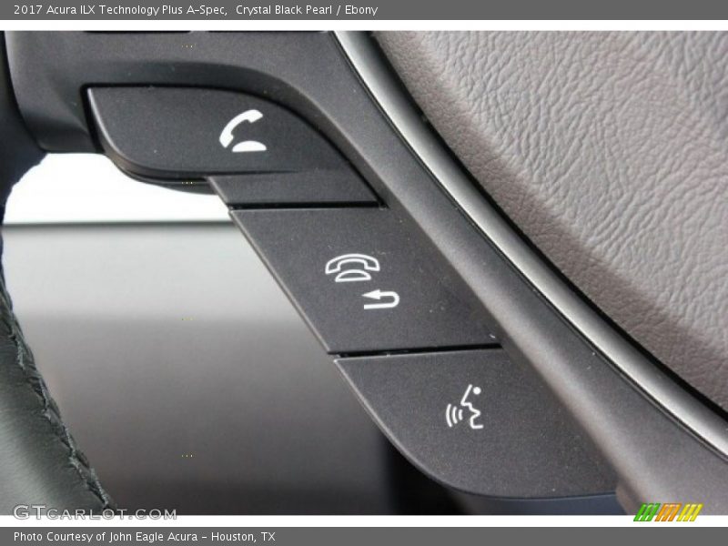Crystal Black Pearl / Ebony 2017 Acura ILX Technology Plus A-Spec