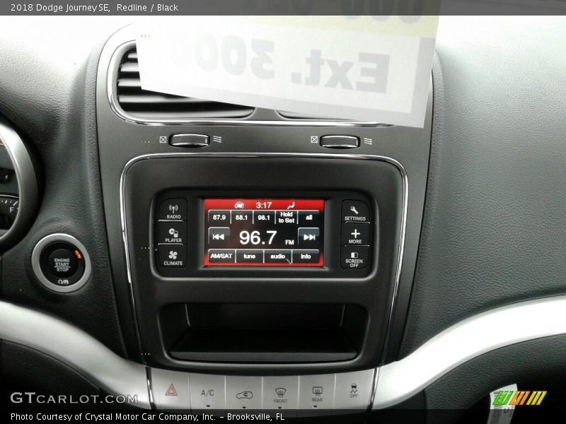 Redline / Black 2018 Dodge Journey SE