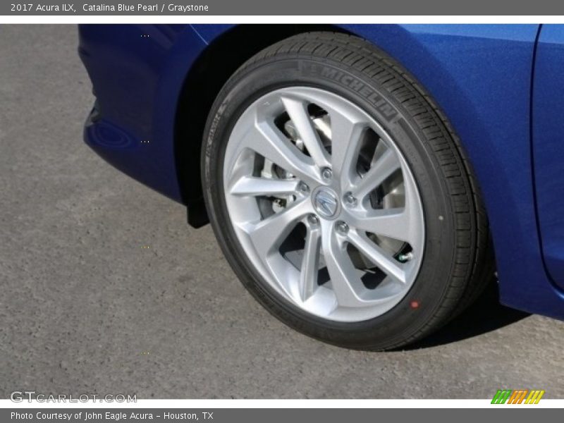 Catalina Blue Pearl / Graystone 2017 Acura ILX