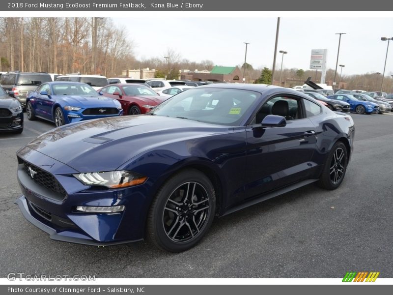  2018 Mustang EcoBoost Premium Fastback Kona Blue