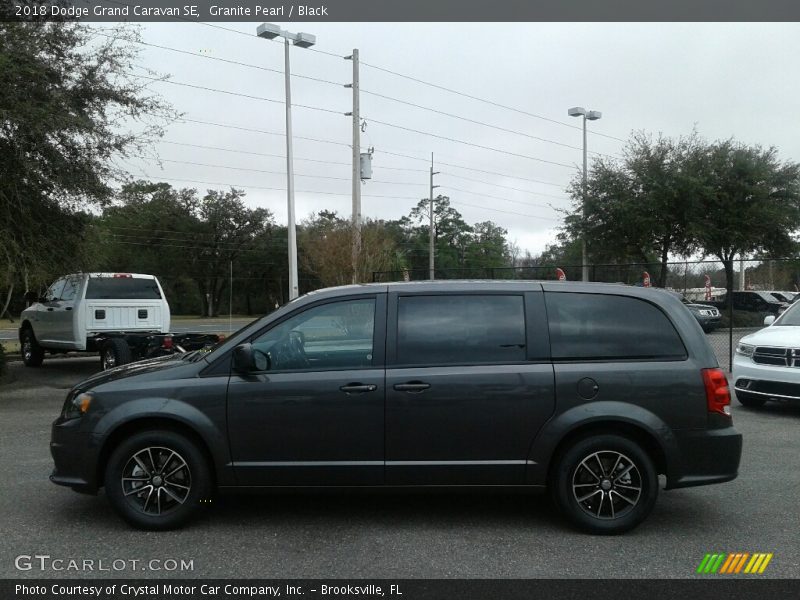 Granite Pearl / Black 2018 Dodge Grand Caravan SE