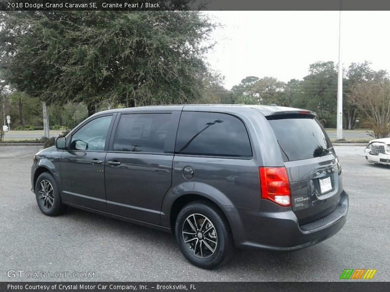 Granite Pearl / Black 2018 Dodge Grand Caravan SE