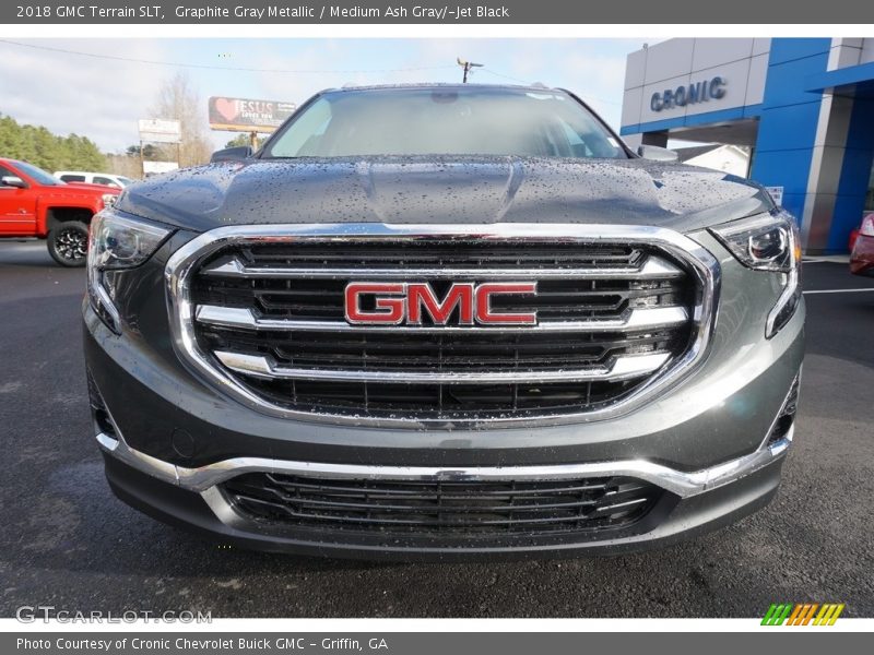 Graphite Gray Metallic / Medium Ash Gray/­Jet Black 2018 GMC Terrain SLT