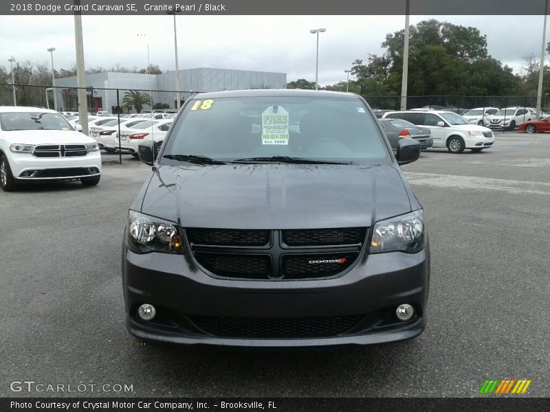 Granite Pearl / Black 2018 Dodge Grand Caravan SE