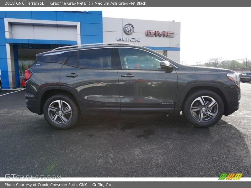 Graphite Gray Metallic / Medium Ash Gray/­Jet Black 2018 GMC Terrain SLT