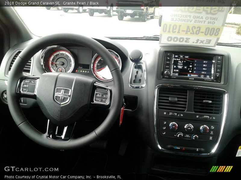 Granite Pearl / Black 2018 Dodge Grand Caravan SE