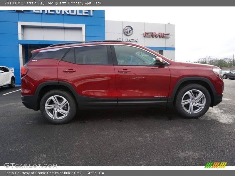 Red Quartz Tintcoat / ­Jet Black 2018 GMC Terrain SLE