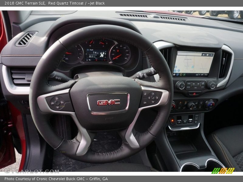 Red Quartz Tintcoat / ­Jet Black 2018 GMC Terrain SLE