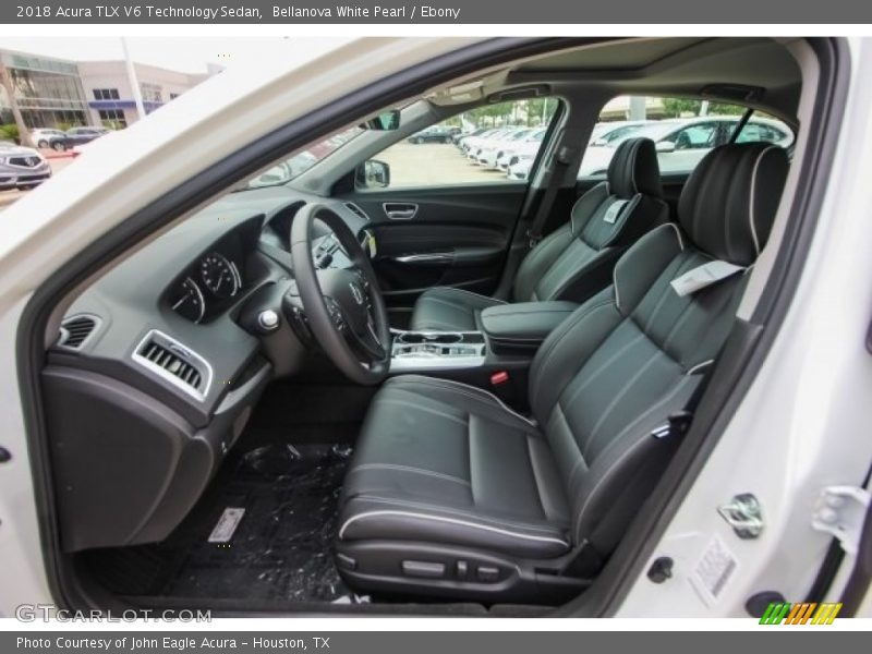 Bellanova White Pearl / Ebony 2018 Acura TLX V6 Technology Sedan
