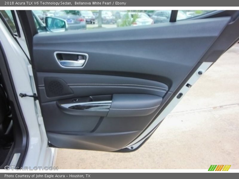 Bellanova White Pearl / Ebony 2018 Acura TLX V6 Technology Sedan