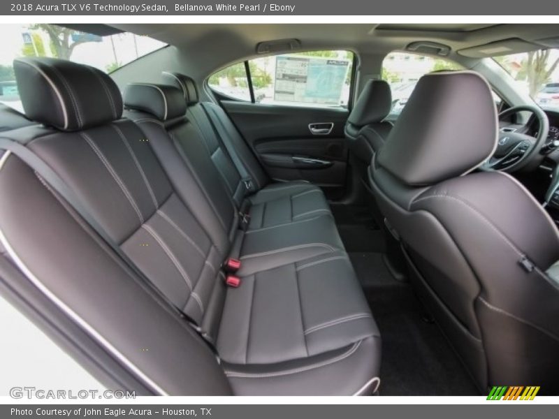 Bellanova White Pearl / Ebony 2018 Acura TLX V6 Technology Sedan