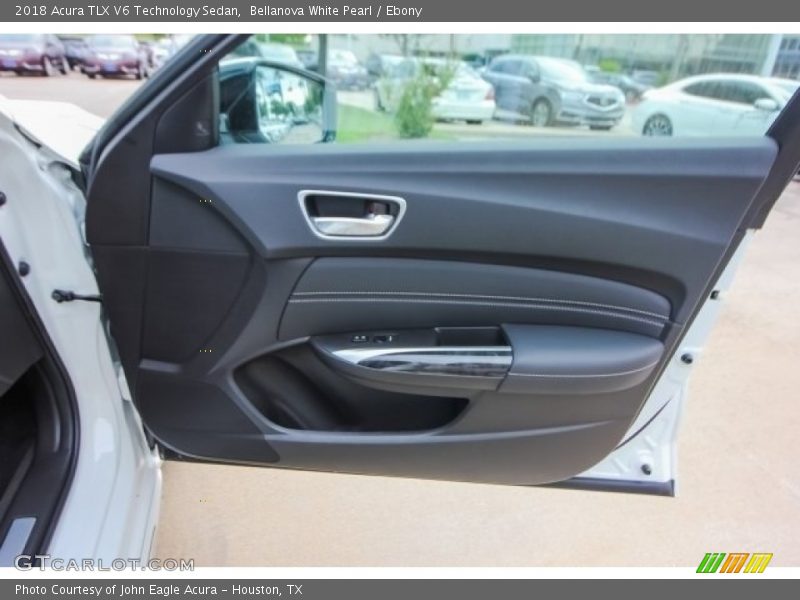 Bellanova White Pearl / Ebony 2018 Acura TLX V6 Technology Sedan