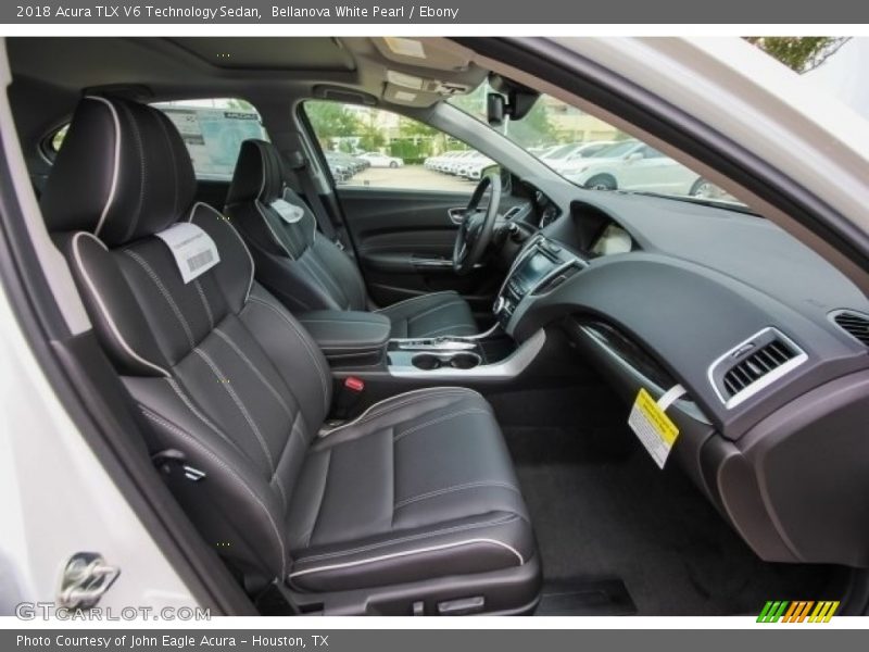 Bellanova White Pearl / Ebony 2018 Acura TLX V6 Technology Sedan