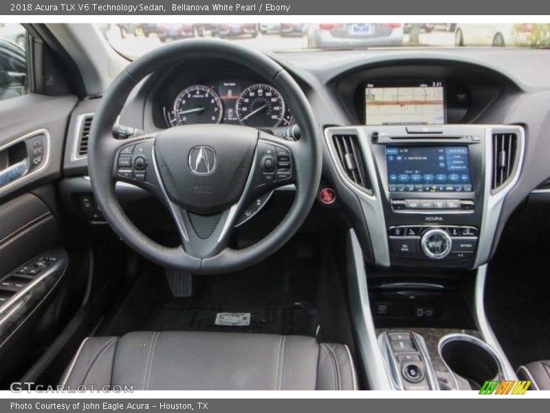 Bellanova White Pearl / Ebony 2018 Acura TLX V6 Technology Sedan