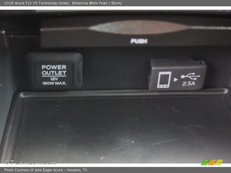 Bellanova White Pearl / Ebony 2018 Acura TLX V6 Technology Sedan