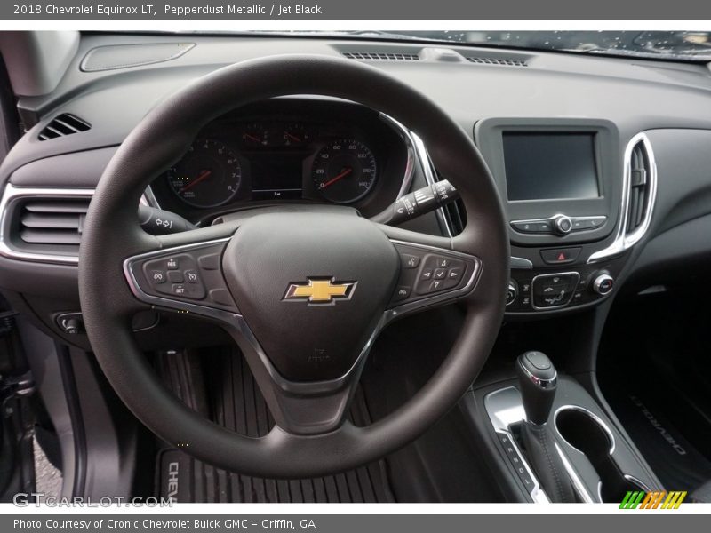 Pepperdust Metallic / Jet Black 2018 Chevrolet Equinox LT