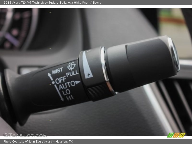 Bellanova White Pearl / Ebony 2018 Acura TLX V6 Technology Sedan